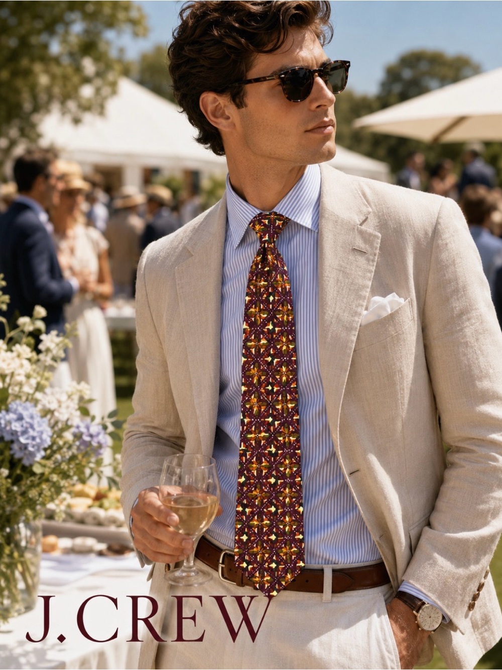 J. Crew Men's Patterned Tie